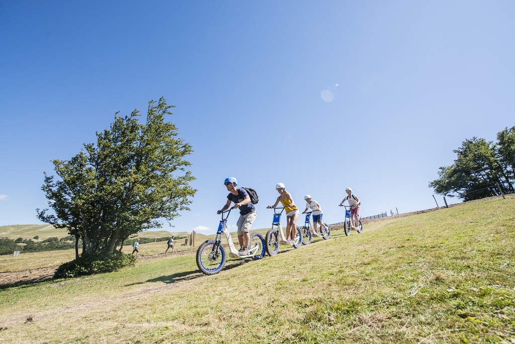 Trottinette de descente 5 tours (télésiège inclus)